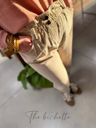 Pantalon Octavie • Beige Clair