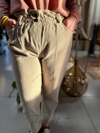 Pantalon Octavie • Beige Clair