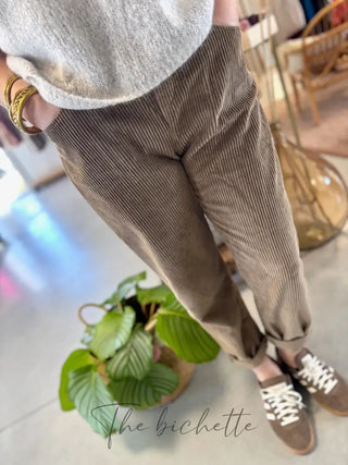 Pantalon Octavie • Camel Foncé