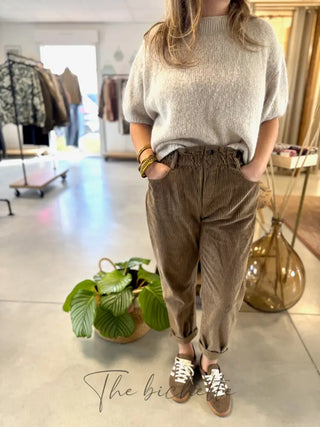 Pantalon Octavie • Camel Foncé