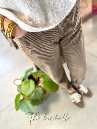 Pantalon Octavie • Camel Foncé