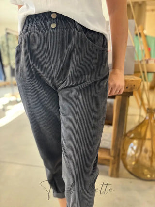 Pantalon Octavie • Gris Anthracite