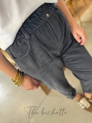 Pantalon Octavie • Gris Anthracite