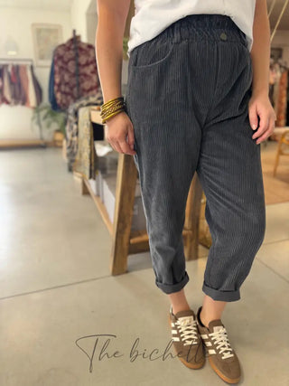 Pantalon Octavie • Gris Anthracite