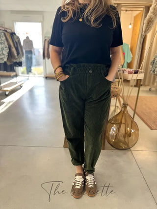 Pantalon Octavie • Kaki