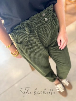 Pantalon Octavie • Kaki