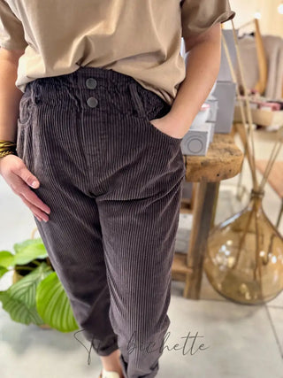 Pantalon Octavie • Marron