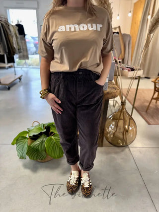 Pantalon Octavie • Marron