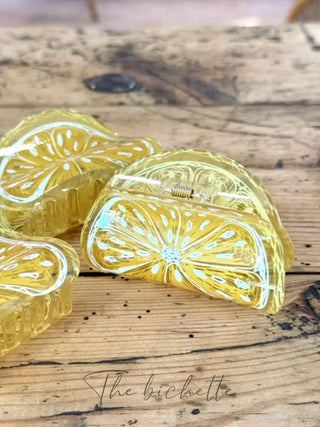 Pince à cheveux • Citron 🍋