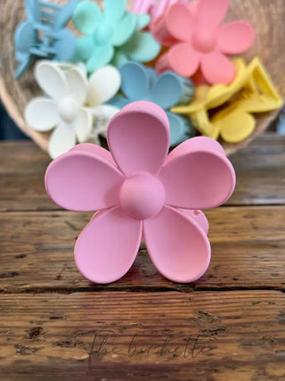 Pince fleur 🌸 Rose pastel