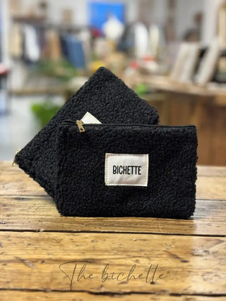 Pochette ’Bichette’ • Sherpa noir ☁️
