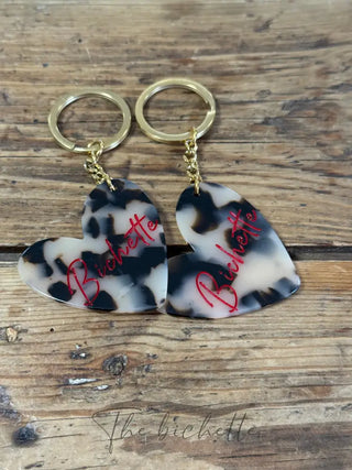 ✨ Porte-clés ’Bichette’ tacheté ✨