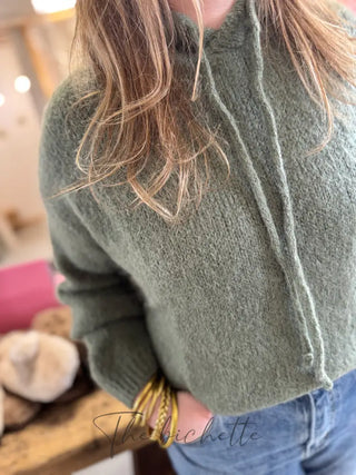 Pull à Capuche Adrien • Kaki TU