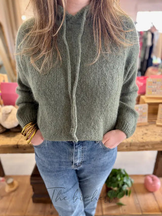 Pull à Capuche Adrien • Kaki TU