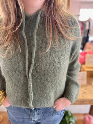 Pull à Capuche Adrien • Kaki TU