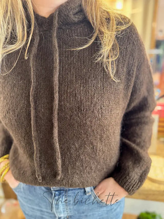 Pull à Capuche Adrien • Marron TU