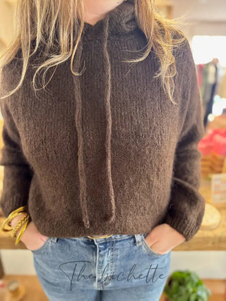 Pull à Capuche Adrien • Marron TU