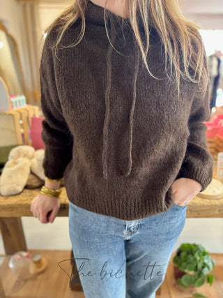Pull à Capuche Adrien • Marron TU