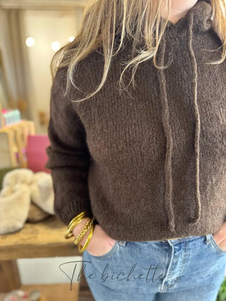 Pull à Capuche Adrien • Marron TU
