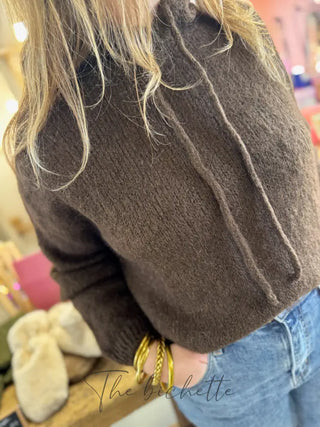 Pull à Capuche Adrien • Marron TU