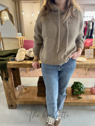 Pull à Capuche Adrien • Taupe TU