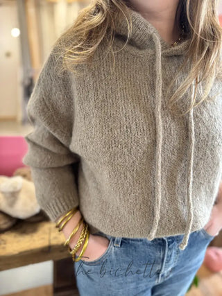 Pull à Capuche Adrien • Taupe TU