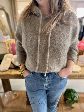 Pull à Capuche Adrien • Taupe TU