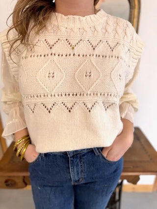 Pull Camille • Beige TU