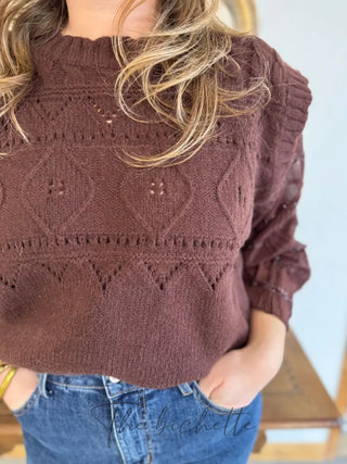 Pull Camille • Chocolat TU