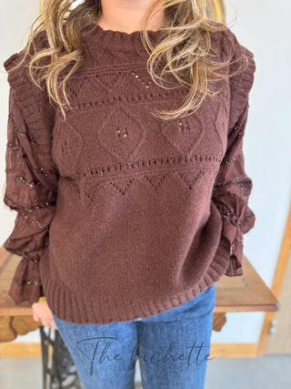Pull Camille • Chocolat TU