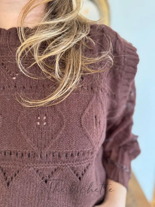 Pull Camille • Chocolat TU