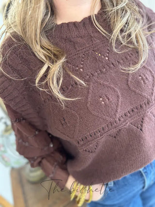 Pull Camille • Chocolat TU