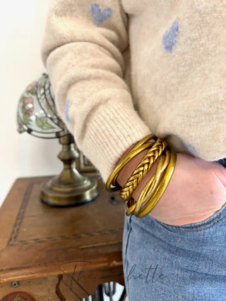 Pull Colombe • Beige & Bleu TU