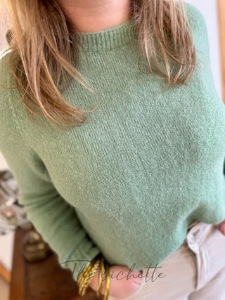 Pull Inès • Vert d’eau TU