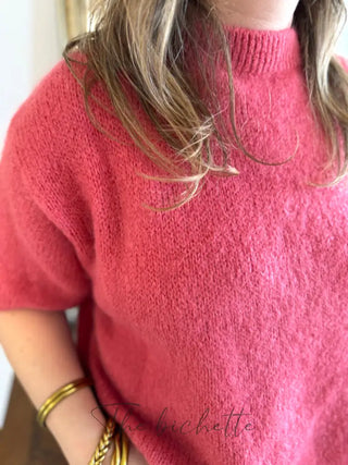 Pull manches courtes Clara • Pêche TU