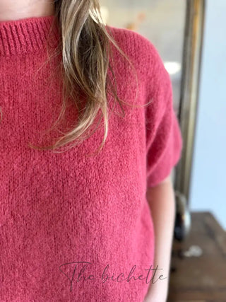 Pull manches courtes Clara • Pêche TU