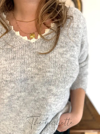 Pull Mélanie • Gris TU