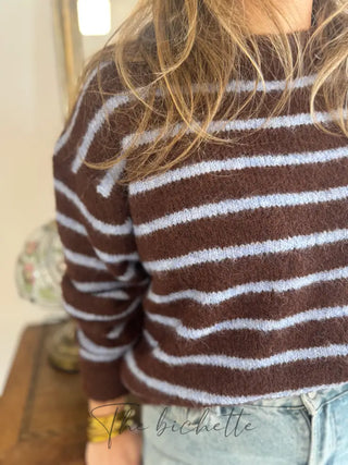 Pull Océane • Bleu Ciel TU