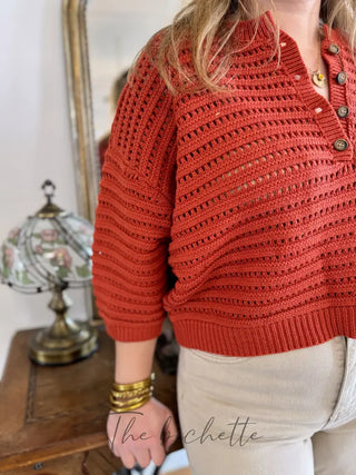 Pull Pearly • Terracotta