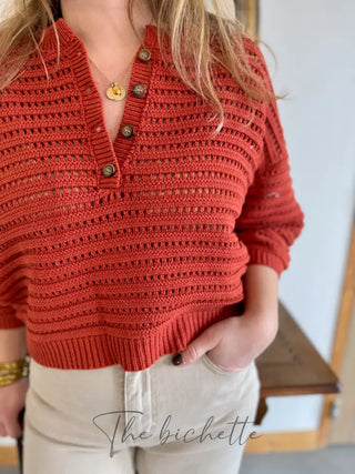 Pull Pearly • Terracotta