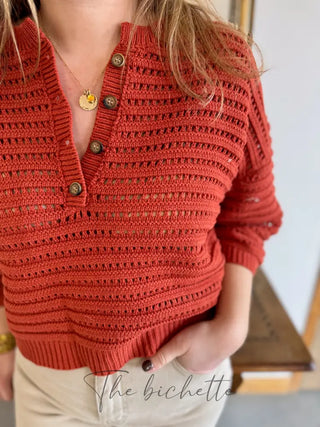 Pull Pearly • Terracotta