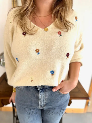 Pull Perla • Ecru TU