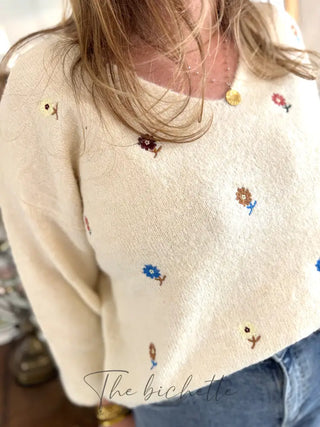 Pull Perla • Ecru TU