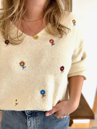 Pull Perla • Ecru TU