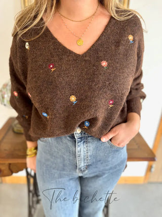 Pull Perla • Marron TU