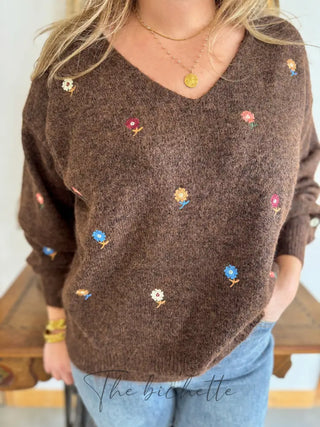 Pull Perla • Marron TU