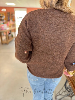 Pull Perla • Marron TU