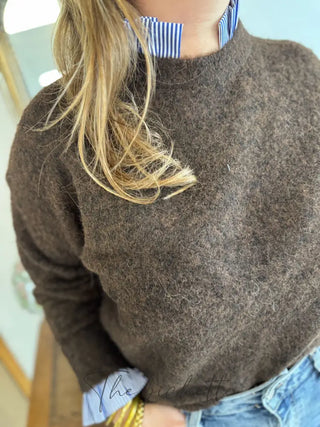 Pull Rafaëlle • Chocolat