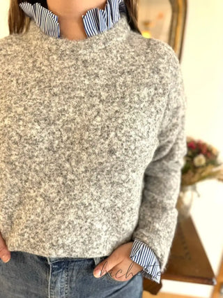 Pull Rafaëlle • Gris Chiné