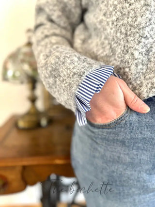 Pull Rafaëlle • Gris Chiné